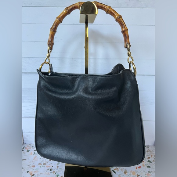 Gucci Handbags - GUCCI Bamboo Leather Authentic